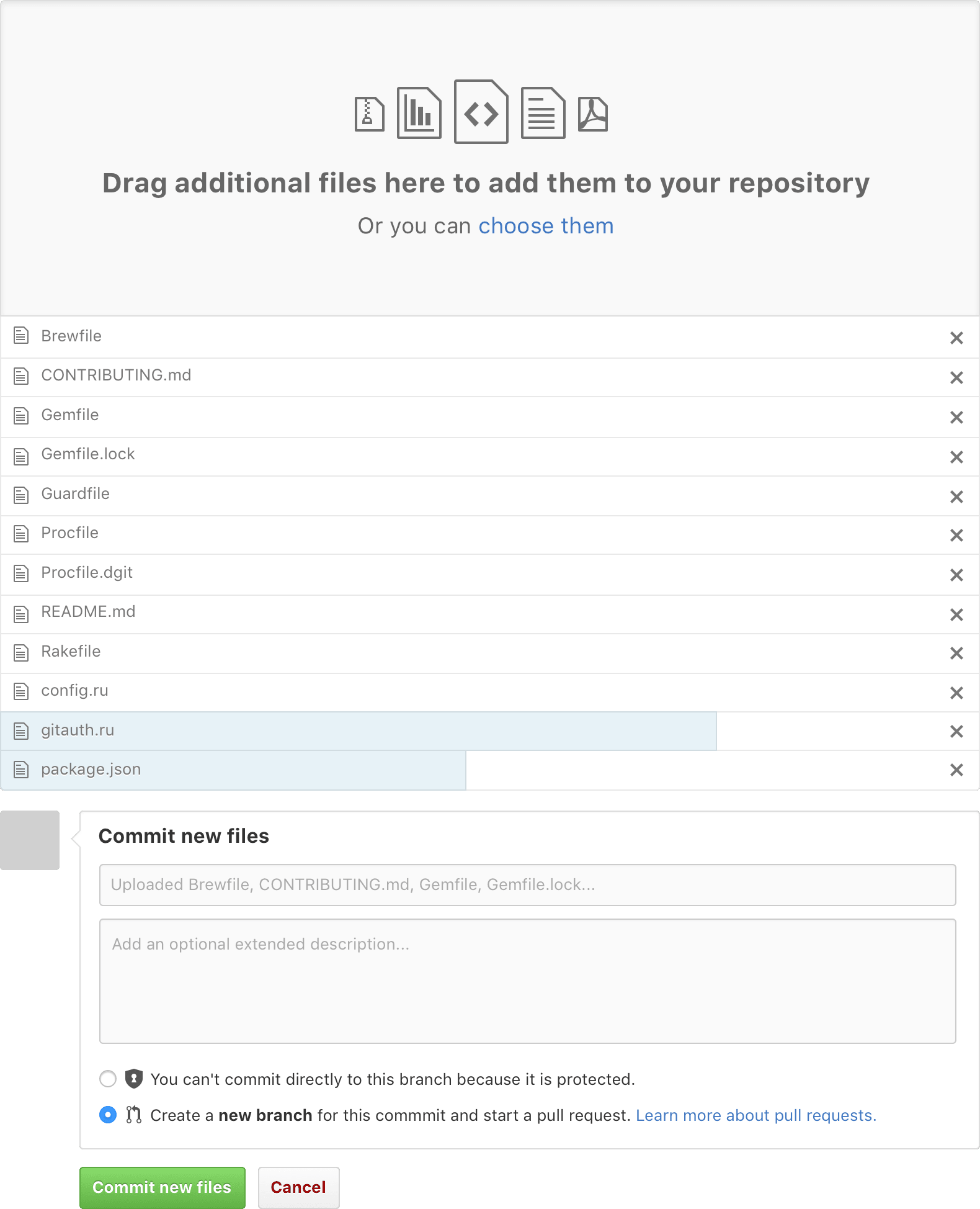 Uploading file upload page